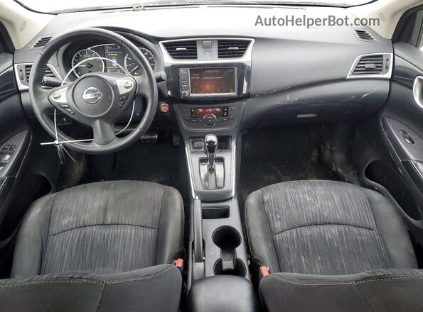 3N1AB7AP0KY222603 2019 NISSAN SENTRA Синий Вид панели приборов