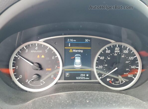 3N1AB7AP0KY222603 2019 NISSAN SENTRA Синий Вид щитка приборов