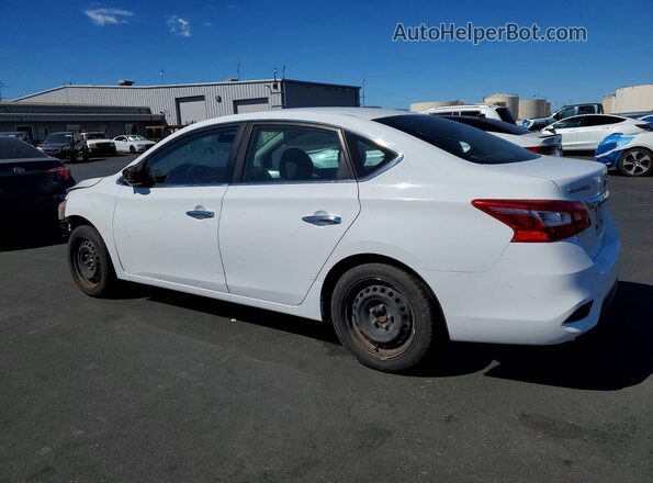 3N1AB7AP0KY227235 2019 NISSAN SENTRA Белый Задняя левая четверть