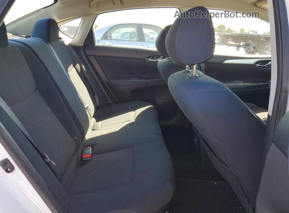 3N1AB7AP0KY227235 2019 NISSAN SENTRA Белый Вид задних сидений