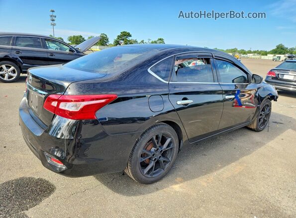3N1AB7AP0KY232192 2019 NISSAN SENTRA Black Trasero derecho