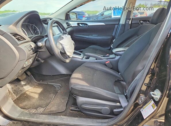 3N1AB7AP0KY232192 2019 NISSAN SENTRA Black Vista interior delantera