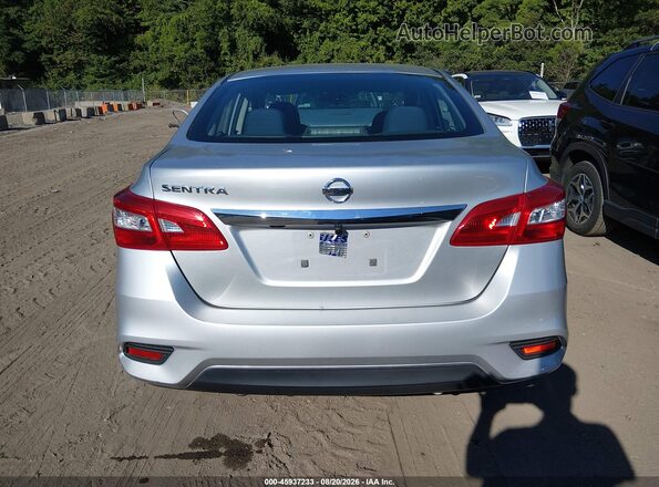 3N1AB7AP0KY234489 2019 NISSAN SENTRA Серебряный 