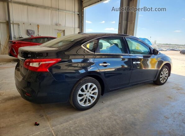 3N1AB7AP0KY234833 2019 NISSAN SENTRA Black Tył prawy