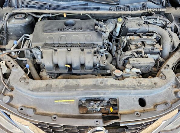 3N1AB7AP0KY234833 2019 NISSAN SENTRA Black Widok wnętrza z tyłu