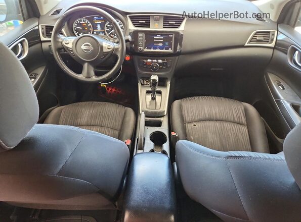 3N1AB7AP0KY234833 2019 NISSAN SENTRA Black Widok deski rozdzielczej