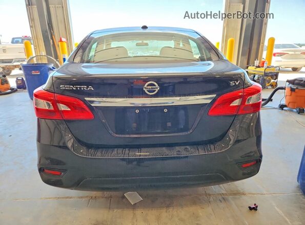 3N1AB7AP0KY234833 2019 NISSAN SENTRA Black Widok z tyłu