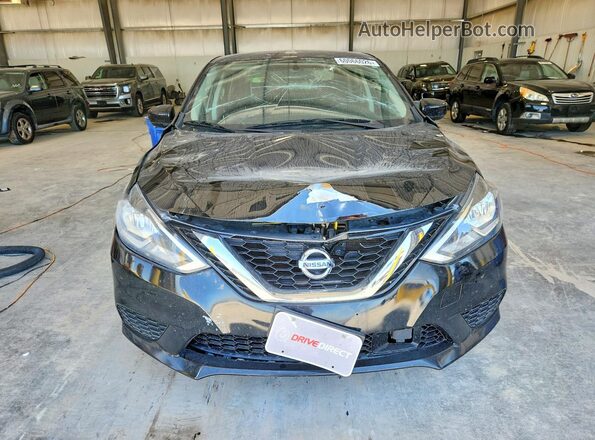 3N1AB7AP0KY234833 2019 NISSAN SENTRA Black Widok z przodu