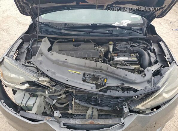 3N1AB7AP0KY253642 2019 NISSAN SENTRA Gray Rear interior view