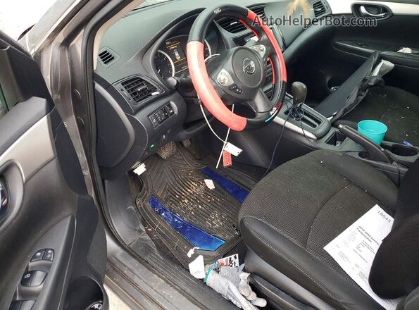 3N1AB7AP0KY253642 2019 NISSAN SENTRA Gray Dashboard view