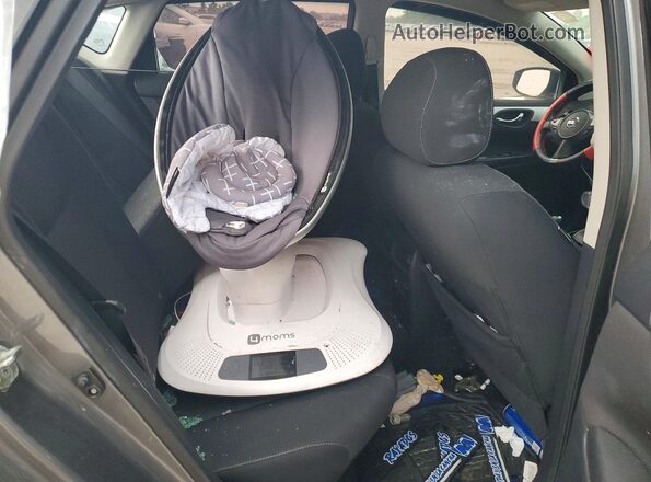 3N1AB7AP0KY253642 2019 NISSAN SENTRA Gray Rear seats view