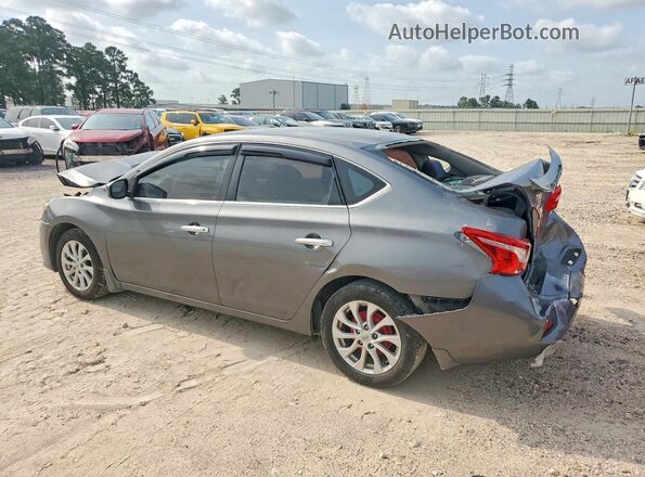 3N1AB7AP0KY253642 2019 NISSAN SENTRA Gray Rear left