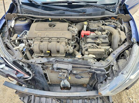 3N1AB7AP0KY265130 2019 NISSAN SENTRA Blue Rear interior view