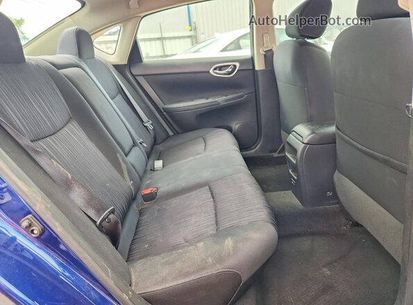 3N1AB7AP0KY265130 2019 NISSAN SENTRA Blue Rear seats view