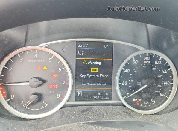 3N1AB7AP0KY265130 2019 NISSAN SENTRA Blue Instrument cluster view