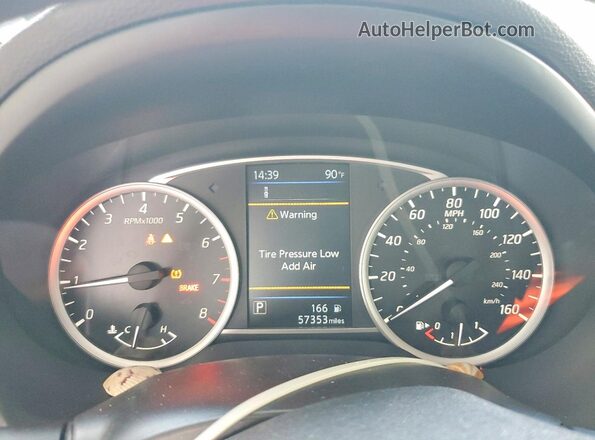 3N1AB7AP0KY276242 2019 NISSAN SENTRA Blue Instrument cluster view
