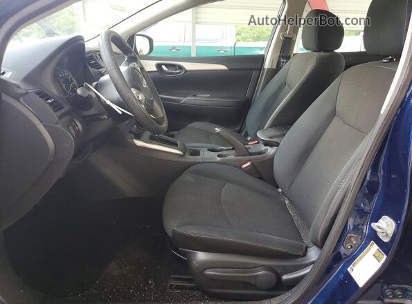 3N1AB7AP0KY276242 2019 NISSAN SENTRA Blue Front interior view