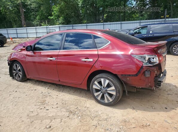 3N1AB7AP0KY277570 2019 NISSAN SENTRA Red Задня ліва чверть