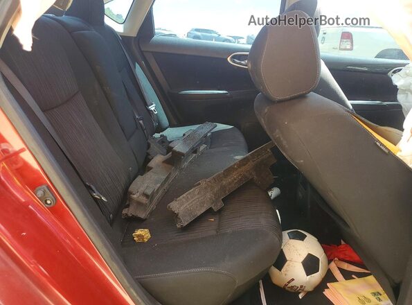 3N1AB7AP0KY277570 2019 NISSAN SENTRA Red Вид задніх сидінь