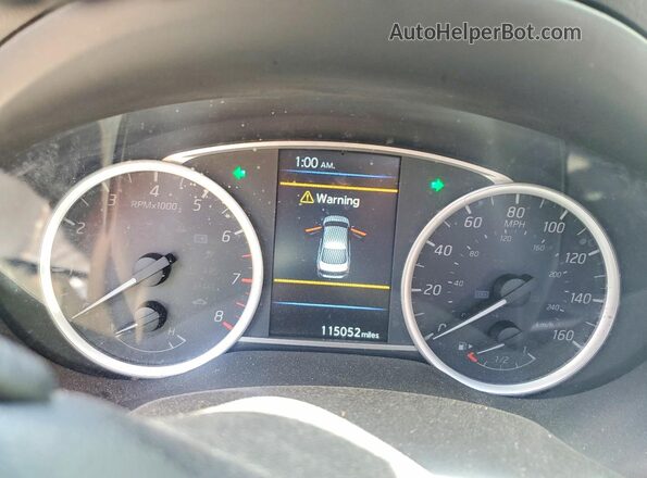 3N1AB7AP0KY277570 2019 NISSAN SENTRA Red Вид щитка приладів