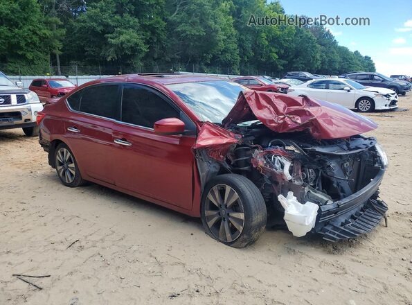 3N1AB7AP0KY277570 2019 NISSAN SENTRA Red Передня права чверть
