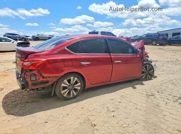 3N1AB7AP0KY277570 2019 NISSAN SENTRA Red Задня права чверть