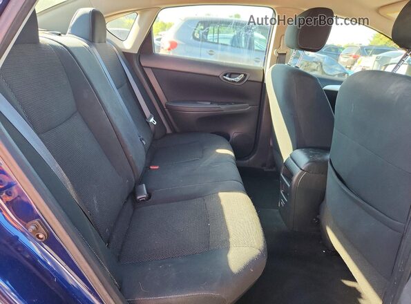 3N1AB7AP0KY277598 2019 NISSAN SENTRA Blue Հետևի նստատեղերի տեսք