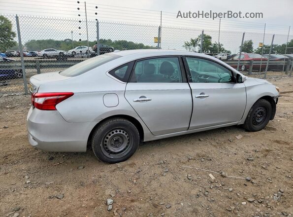 3N1AB7AP0KY279142 2019 NISSAN SENTRA Silver Задня права чверть