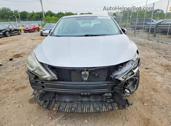 3N1AB7AP0KY279142 2019 NISSAN SENTRA Silver Вид спереду