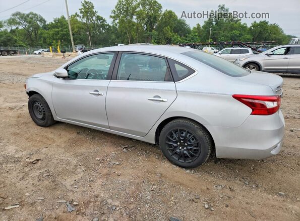 3N1AB7AP0KY279142 2019 NISSAN SENTRA Silver Задня ліва чверть