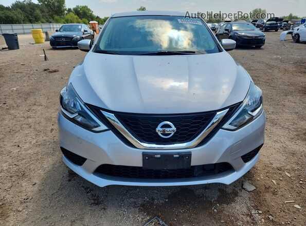 3N1AB7AP0KY283417 2019 NISSAN SENTRA Серебряный Вид спереди