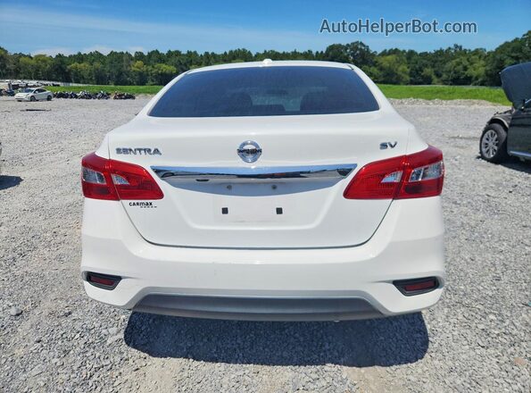 3N1AB7AP0KY299178 2019 NISSAN SENTRA White Widok z tyłu