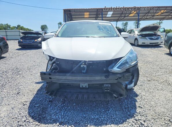 3N1AB7AP0KY299178 2019 NISSAN SENTRA White Widok z przodu