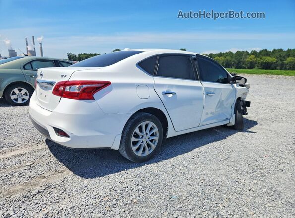 3N1AB7AP0KY299178 2019 NISSAN SENTRA White Tył prawy