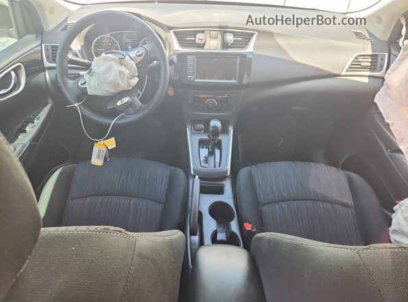3N1AB7AP0KY299178 2019 NISSAN SENTRA White Widok deski rozdzielczej