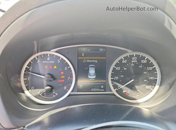 3N1AB7AP0KY299178 2019 NISSAN SENTRA White Widok zestawu wskaźników