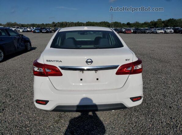 3N1AB7AP0KY315993 2019 NISSAN SENTRA White Rear view