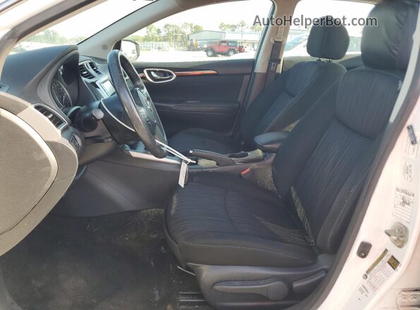 3N1AB7AP0KY315993 2019 NISSAN SENTRA White Front interior view