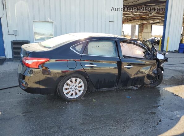 3N1AB7AP0KY323446 2019 NISSAN SENTRA Black Tył prawy