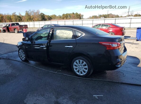 3N1AB7AP0KY323446 2019 NISSAN SENTRA Black Tył lewy