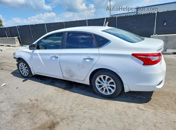 3N1AB7AP0KY332972 2019 NISSAN SENTRA White Задня ліва чверть