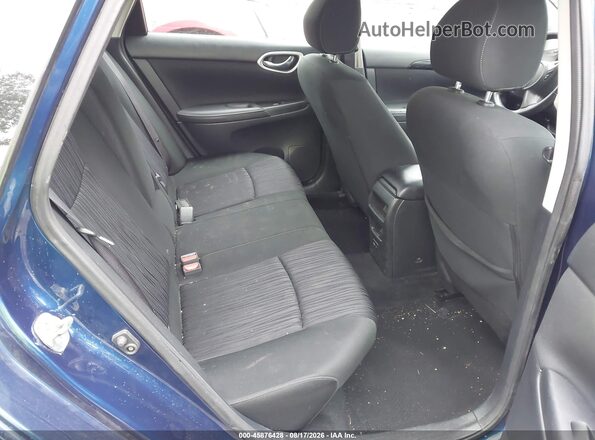 3N1AB7AP0KY336892 2019 NISSAN SENTRA Blue Widok naklejki z numerem VIN