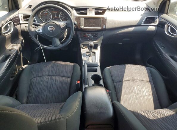 3N1AB7AP0KY337086 2019 NISSAN SENTRA Silver წინა პანელის ხედი