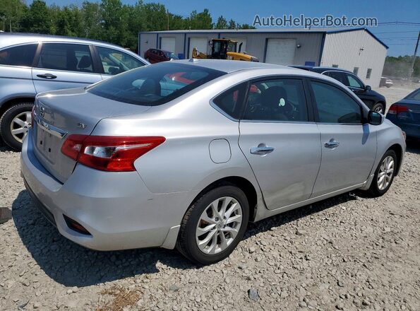 3N1AB7AP0KY337086 2019 NISSAN SENTRA Silver უკანა მარჯვენა
