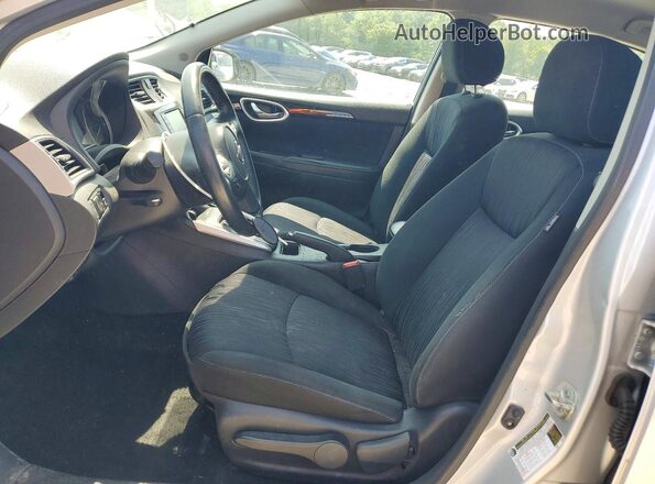 3N1AB7AP0KY337086 2019 NISSAN SENTRA Silver წინა სალონის ხედი