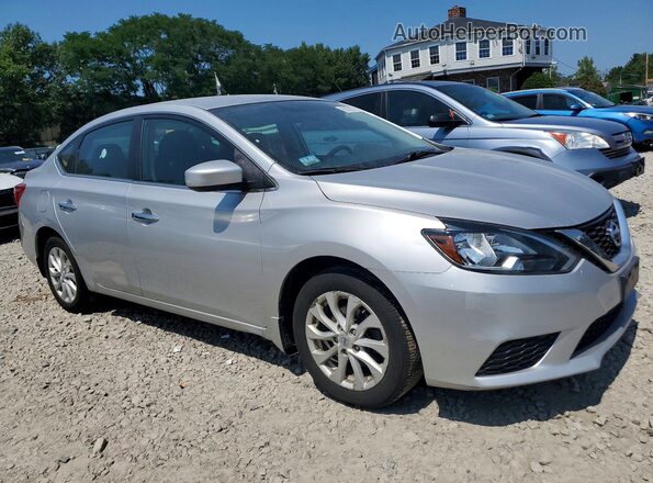 3N1AB7AP0KY337086 2019 NISSAN SENTRA Silver წინა მარჯვენა