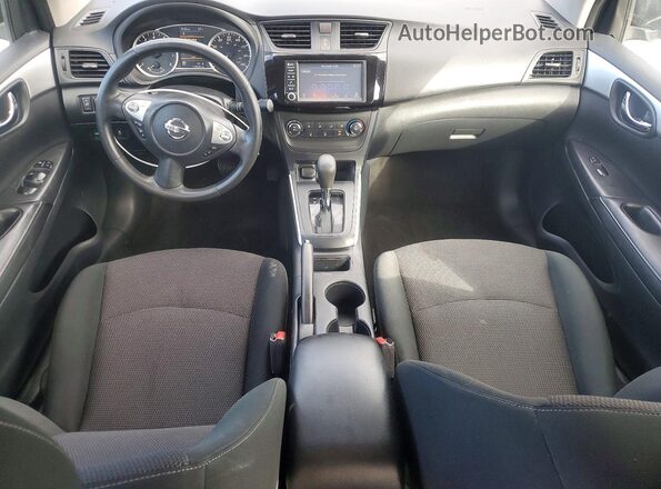 3N1AB7AP0KY346046 2019 NISSAN SENTRA Blue Vista del salpicadero
