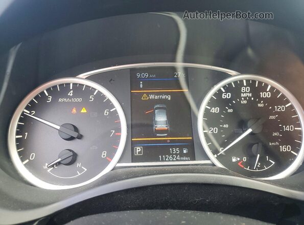 3N1AB7AP0KY346046 2019 NISSAN SENTRA Blue Vista del cuadro de instrumentos