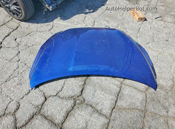 3N1AB7AP0KY355331 2019 NISSAN SENTRA Blue Vista del compartimento del motor