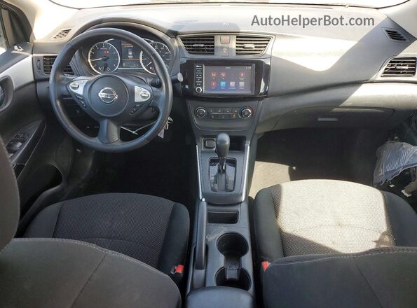 3N1AB7AP0KY355331 2019 NISSAN SENTRA Blue Vista del salpicadero